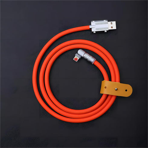 180° Rotating iPhone Charger?Compatible with iPhone Data Cable? Fast Charging, Heavy Duty Unbreakable Silicone?Compatible iPhone 14/13/12/11 Pro/1...